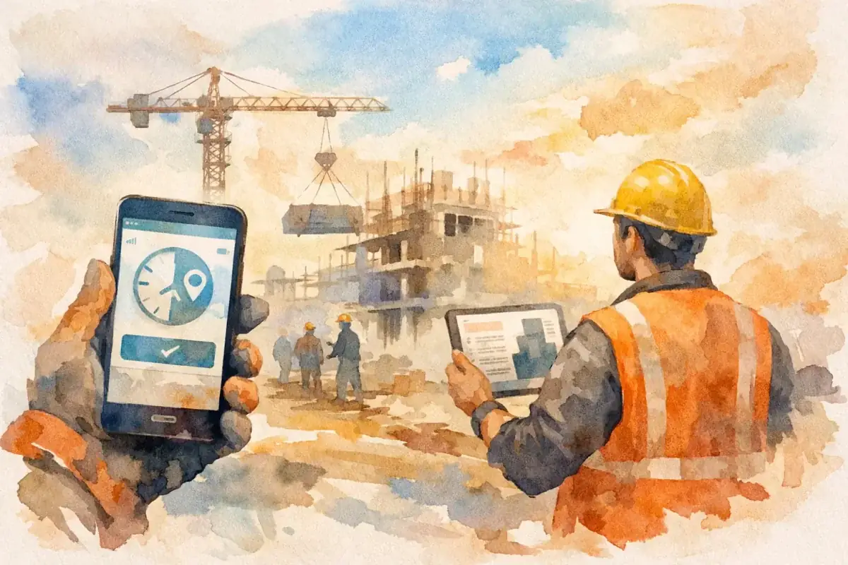 App de fichaje para construcción: qué exigir