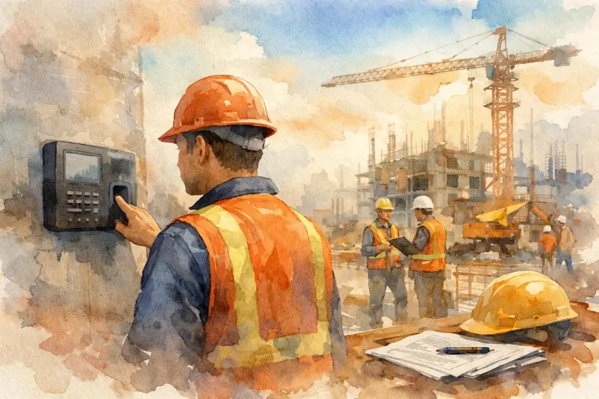 Control de fichaje en obra sin errores