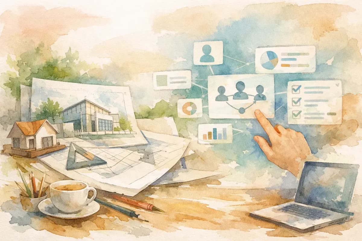 CRM para estudio de arquitectura que sí resuelve