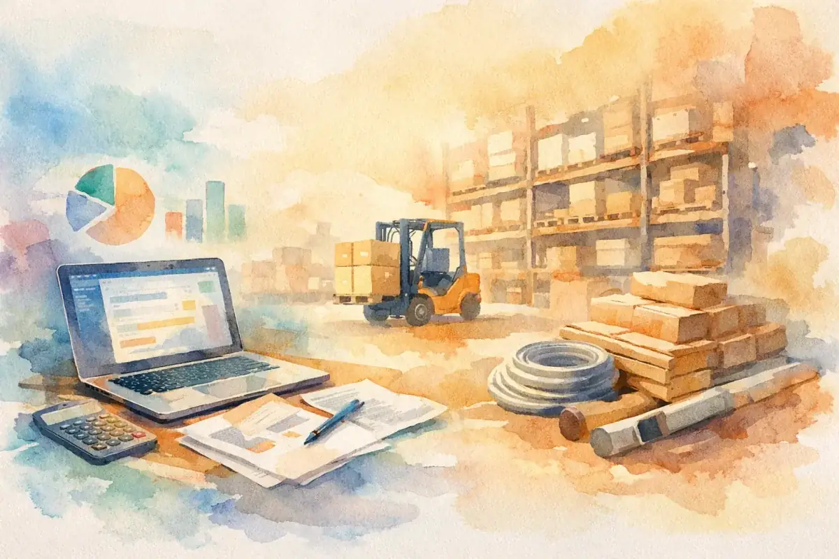 Software presupuestos almacén materiales