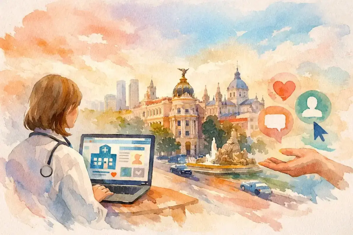 Web para clínicas Madrid que sí capta pacientes